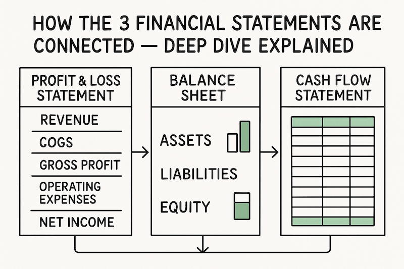 How Are the Three Financial Statements Connected - Image 1