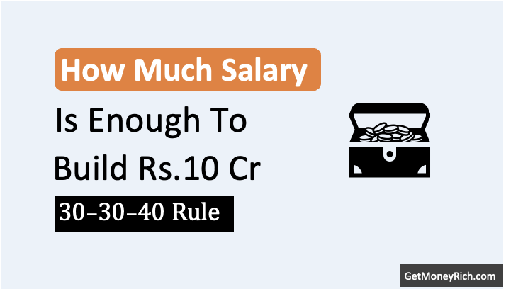 How Much Salary You Need to Build A 10 Crore Corpus Using the 30-30-40 Rule - Thumbnail 